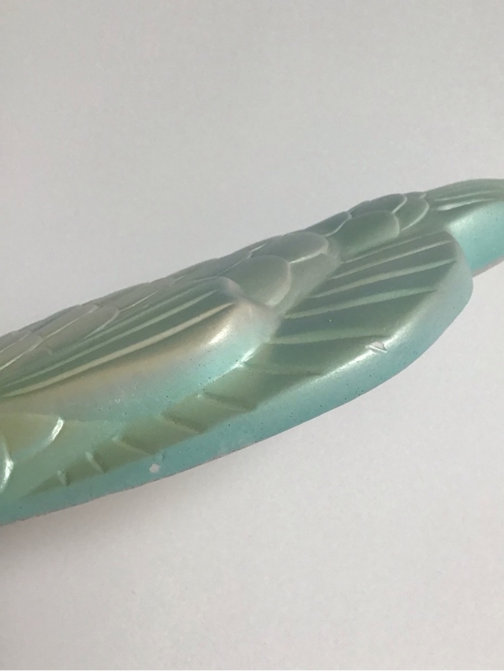Miller Studio Chalkware Fish Bath Wall Decor Blue Green Red Lips 1960s Vintage - Picture 7 of 16